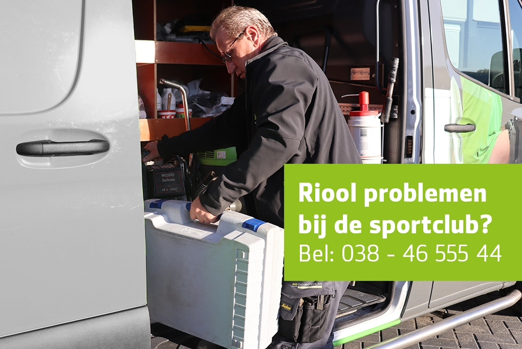 riool problemen sportvereniging