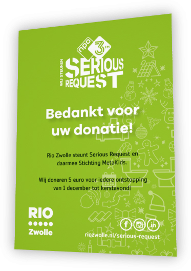 Rio Zwolle steunt Serious Request